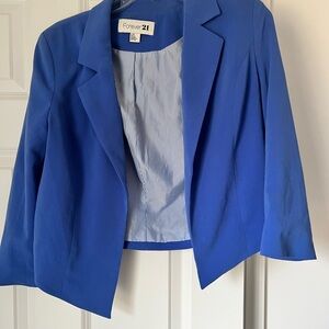Forever 21 Royal Blue Women's Blazer